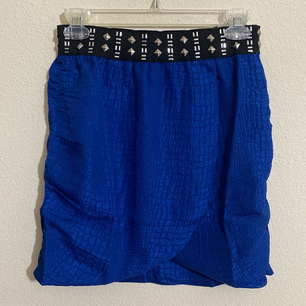 NWOT AFFLICTION Black Premium Sophia Silk Tulip Mini Skirt Women’s Size 4